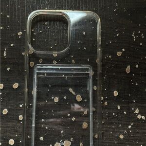 15 pro max transparent card case
